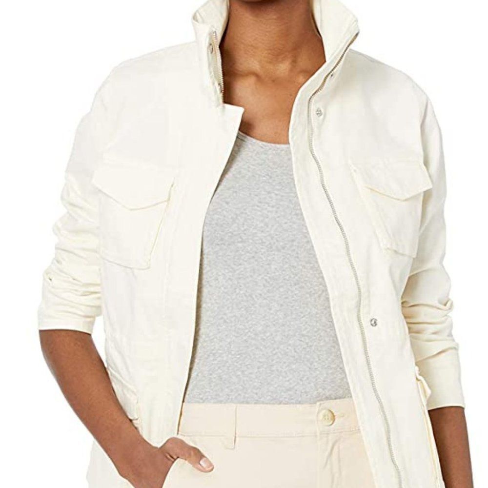 Women's Utility Jacket size large color off white NWT - Picture 5 of 8
